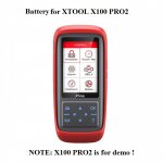 Battery Replacement for XTOOL X100 PRO2 X100PRO2 Programmer